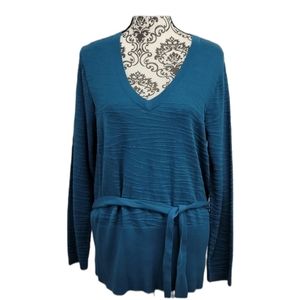 Dana Buchman Teal Sweater